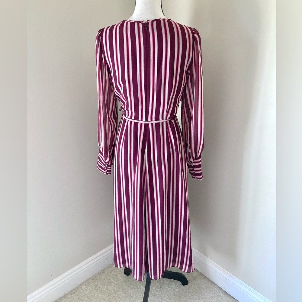 BODEN Alba Midi Dress Mulled Wine Size 4 - Picture 8 of 10